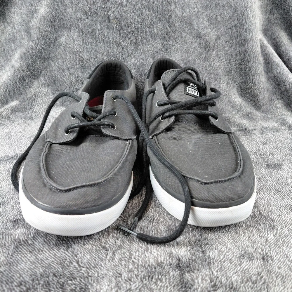 Reef Deckhand‎ 3 Men's Canvas Boat Shoes Sneakers Grey Size 13